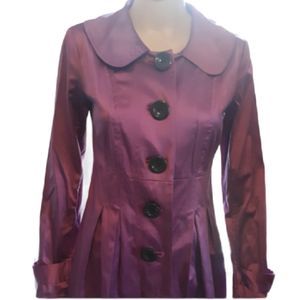 Iz Byer Jacket Purple Womens Size Small